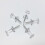 200pcs Transparent Pushpins Map Push Pins Tacks For School Home Office 10