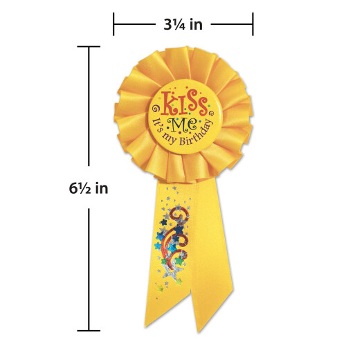 Kys mig det er min f?dselsdag Rosette 2