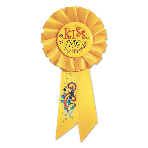 Kys mig det er min f?dselsdag Rosette