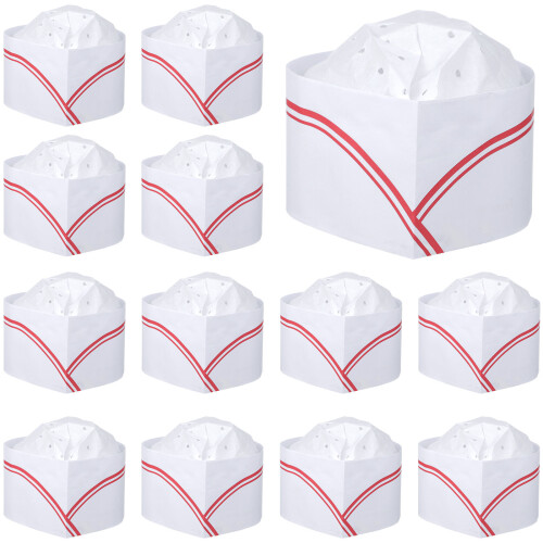 20 papier kochmützen für erwachsene