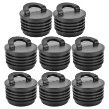 8 Kayak Scupper Rubber Plug Zwart Met Handvat Voor Drainagegaten