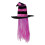 Chapeau de Sorcière Beistle avec Cheveux Roses 1