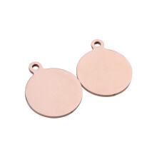 2 X -Anhänger, Metallschilder,