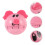 1 cartoon küchenwecker, rosa schwein timer für 3