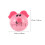 1 cartoon küchenwecker, rosa schwein timer für 11
