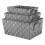 Whitmor Whitmor Woven Strap Opbergmanden S/3-Grijs 1