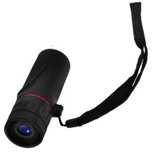 mini telescopio monocular 10x25 con zoom y verde negro