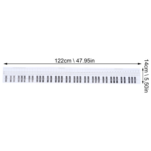 piano de con guía práctica y simulación de dedos 1