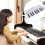 piano de con guía práctica y simulación de dedos 6