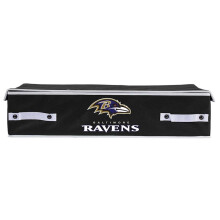 Franklin Sports NFL Baltimore Ravens Contenedores de Almacenamiento Bajo la Cama - Grande, 26 x 18 x 6 - Pulgadas