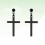 pendientes unisex colgante tuerca negro 5