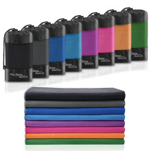 Uw keuze sneldrogende handdoek - superabsorberende microvezel voor gymreizen kamperen | Ultracompact en lichtgewicht (XL/donkerblauw)