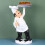 miniatura de chef en resina con , 1 8