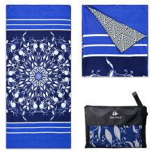 Hurtigt?rrende h?ndkl?de ekstra stort 78 x 35 tommer - Mikrofiber strandh?ndkl?de - Perfekt til strandrejser Sv?mmebassin Yoga Vandreture Camping