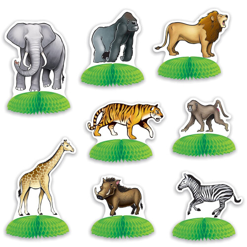 Safari Jungle Animal Mini Centerpieces