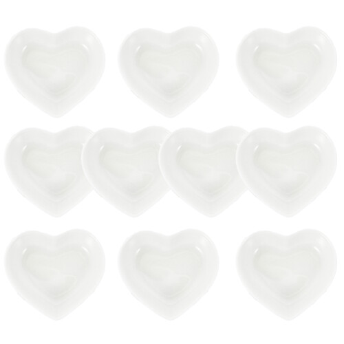 10 Unidades Mini Para Salsas De Forma Corazón