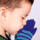 6 pares de de para niños, cálidos, dedo 4