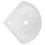 lavabo forma triangular con agujero 11