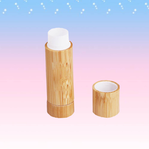 de bambú para labial con tapas 2