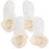 2 paar gewatteerde winterklompen, insteekslippers met voering 6