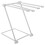 Soporte Plegable Vertical Para Ropa De Cocina Claro 11