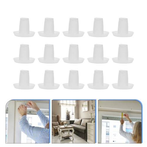 40Pcs Horizontal Blinds Bottom Rail Button Plugs Useful Parts 1