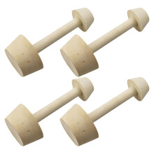 4 Unidades Tamper Doble Cara Para De Madera