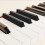 6 teclas piano plástico negras para reparación 5