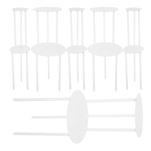 12 . soportes para capas de pastel con varillas, reutilizables