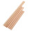 6 varillas redondas de madera para tejido de 8