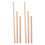 6 varillas redondas de madera para tejido de 3
