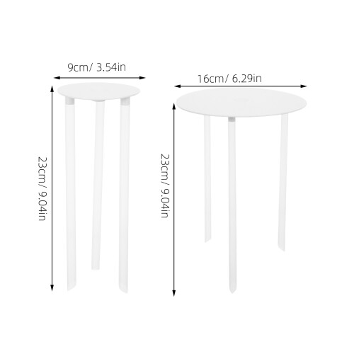 12 . soportes para capas de pastel con varillas, reutilizables 1
