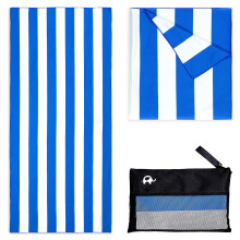 Serviette schage rapide extra large 78 x 35 pouces Serviette de plage en microfibre Parfaite pour la plage, les voyages, la piscine, le yo