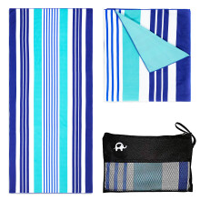 Elite Trend Grande serviette schage rapide 160 x 78,7 cm Serviette de plage en microfibre Parfaite pour la plage, les voyages, la piscine,