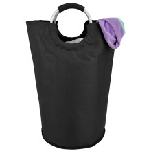 Prαctica bolsa para la colada con asas - 60L - Bolsa plegable de tela para la colada - Cesta para la colada para dormitorio - Impermeable - Plega