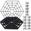 10 . protectores hexagonales para pecera, plástica 11