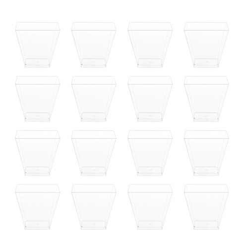 100 Unidades Tazas Transparentes Para Y Postres