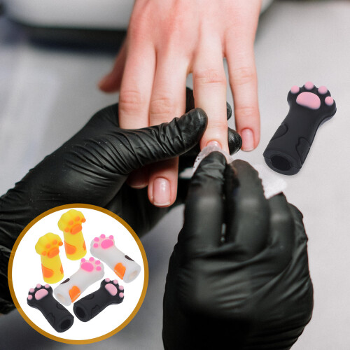 6 . fundas protectoras de silicona para cortacutículas y 2