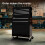 AREBOS AREBOS 9-Drawer Combo Tool Cabinet Garage Tool Chest with Wheels Workshop Tool Storage Lockable Black 5