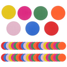 50 discos madera coloreados educativos matemáticas niños