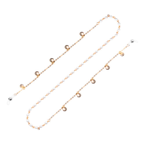 cordón para gafas de con colgante de concha y