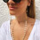 cordón para gafas de con colgante de concha y 11