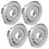 4 Piezas Escutcheon Para Contraincendios 20Mm Acero 1