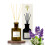 PRISTINE japansk Ryokan Reed Diffuser fr hem | Frsk lavendel Marockansk Amber Reed Diffuser Set Olje Diffuser & Reed Diffuser Sticks- Hem- och 2