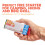Pull Start Fire Pull String Firestarter | Inga matchningar krvs Brand startar p ngra sekunder | fr lgereldar Grill ppen spis BBQ | Lights W 4