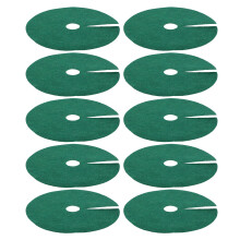 anillo mulch no tejido 10 ud 25 cm diámetro ext 4 cm int para árboles