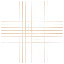 20 . varillas de madera para soporte de infantiles DIY