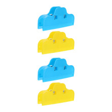 4 unidades de clips para tablero de dibujo y archivador, plástico