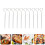 20 . brochetas inoxidable para barbacoa y (plateado) 2