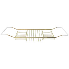 estante inoxidable para bañera y lavabo con soporte teléfono